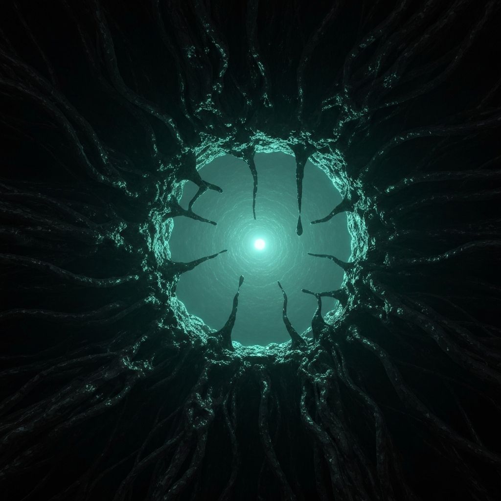 Atmosfera sombria do universo Composto Z