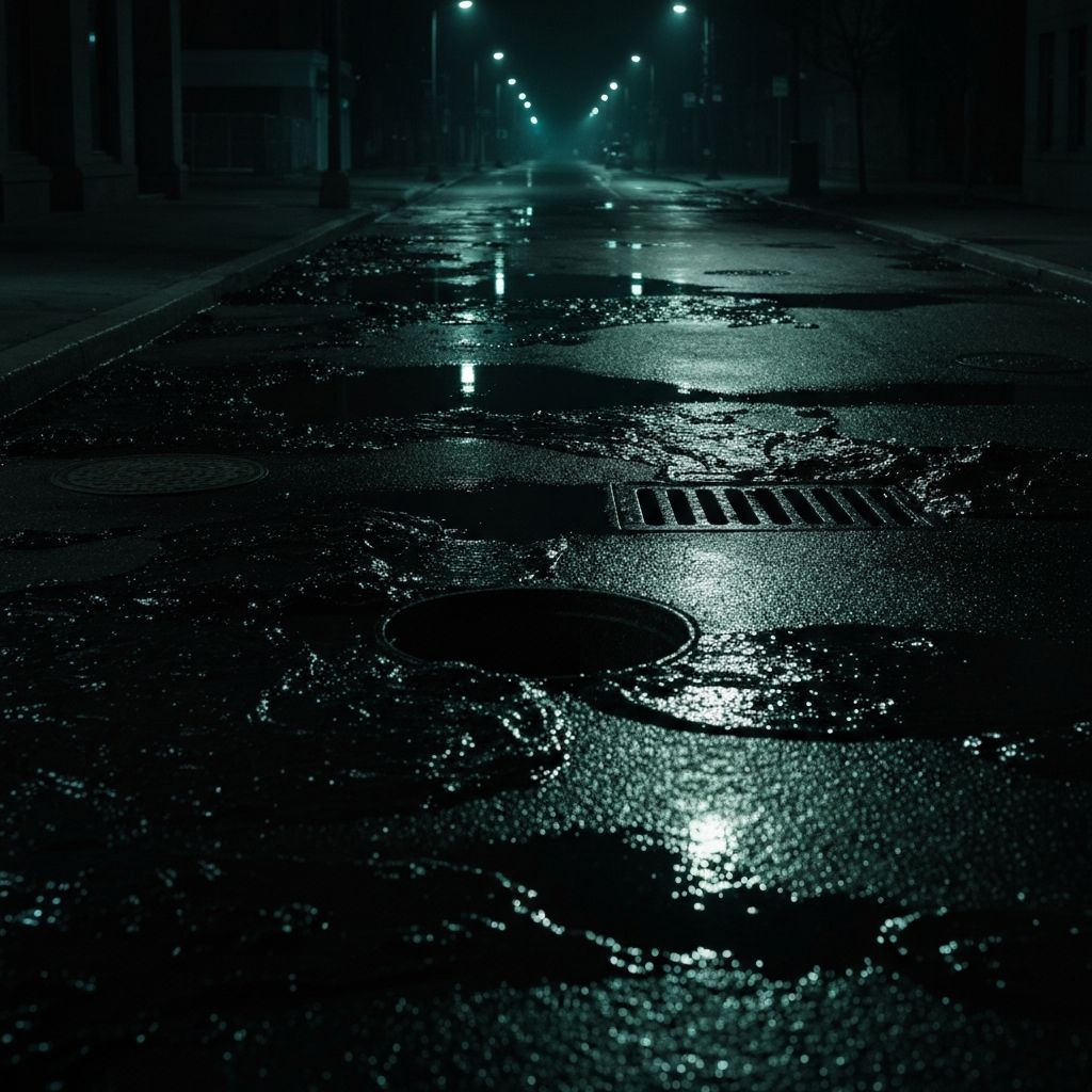 Ilustração do conto: Ruas Silenciosas